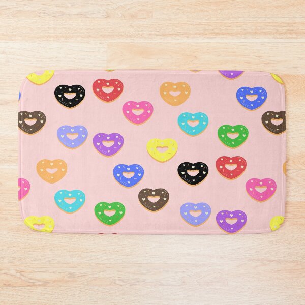 Item preview, Colorful heart Donuts designed and sold by Momo-thoughts.