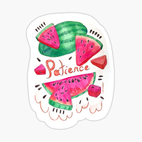 Patience Sticker Sticker