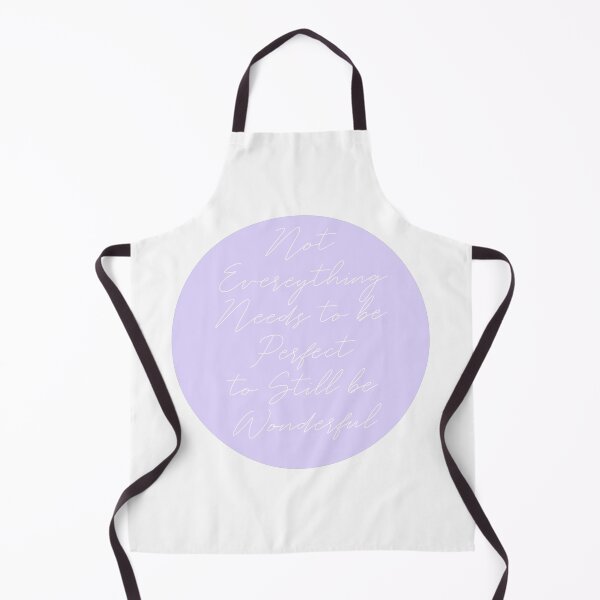 Item preview, Not Everything Needs to be Perfect Quote in Lavender designed and sold by pb598.