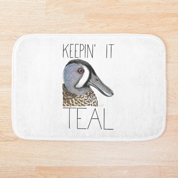 Item preview, Keepin' it Teal (Blue-winged Teal) designed and sold by LauraWolfArtist.