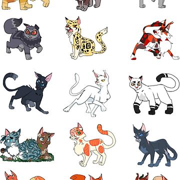Artwork thumbnail, Warrior cats pattern 1 by strawbebehmod