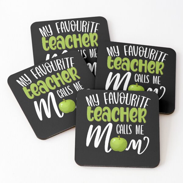 Item preview, My Favourite Teacher Calls Me Mom designed and sold by FuntasticDez.