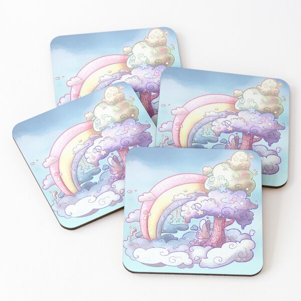 Item preview, Conejito presenciando un arco iris designed and sold by Thedorfmirrin.