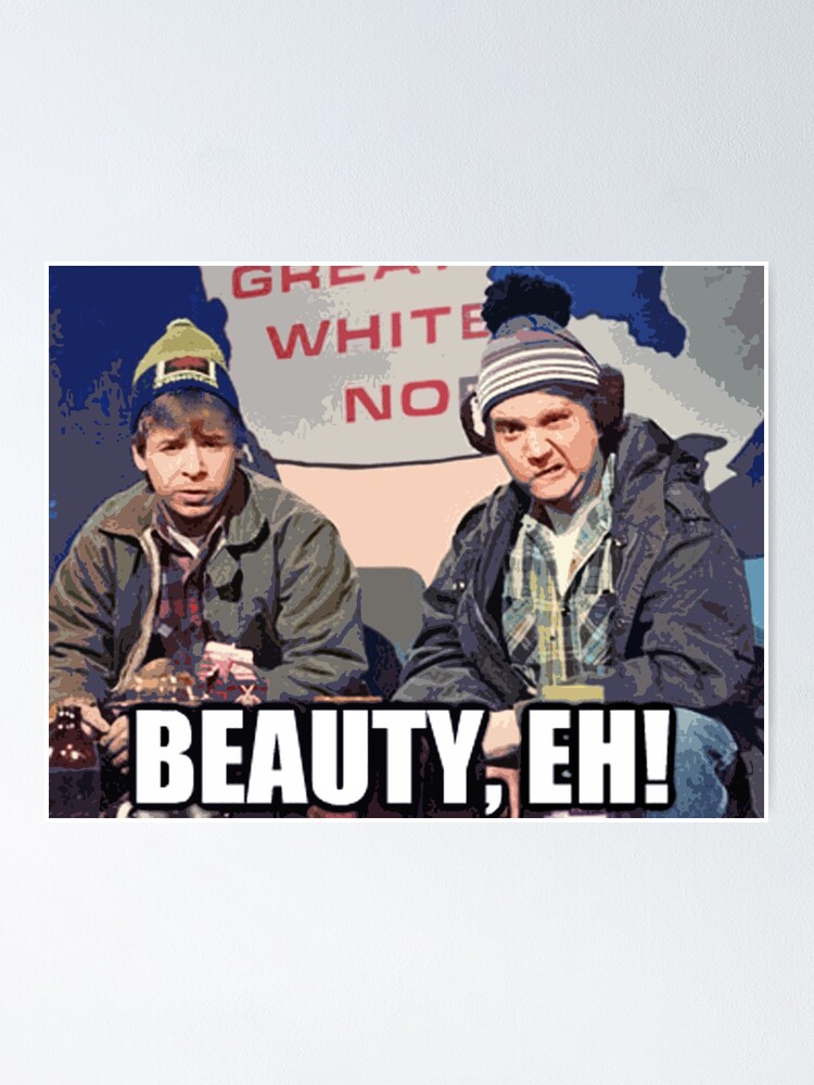 Poster  Bob et Doug McKenzie - Beaut Eh! Comdie rtro populaire  canadienne , par djbjorn | Redbubble