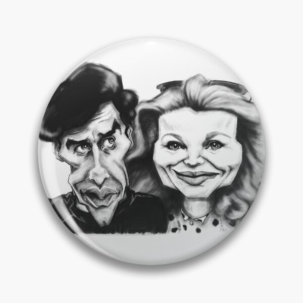 Item preview, John Cassavetes & Gena Rowlands - Original Caricature designed and sold by samanthagilbert.