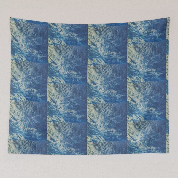 Item preview, Beautiful natural abstract textured blue sky with white clouds designed and sold by FCEalin.