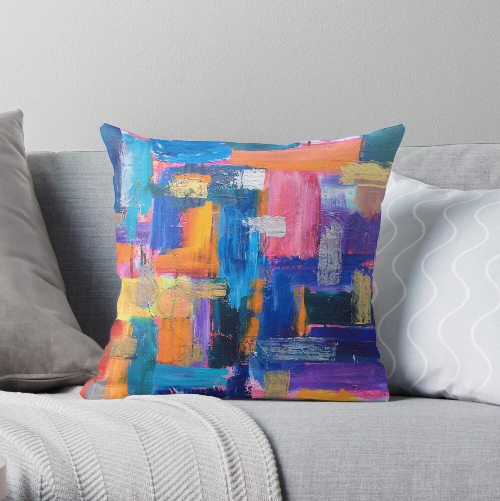 Color Study: Fall Throw Pillow