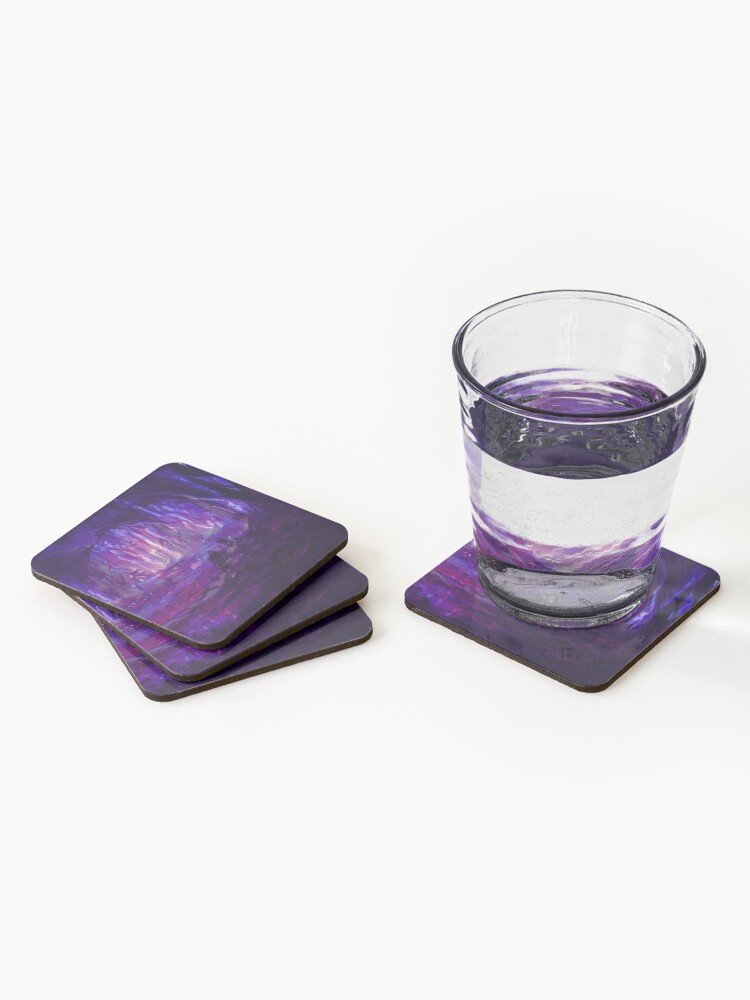 Alternate view of Amethyst Forest Coasters (Set of 4)