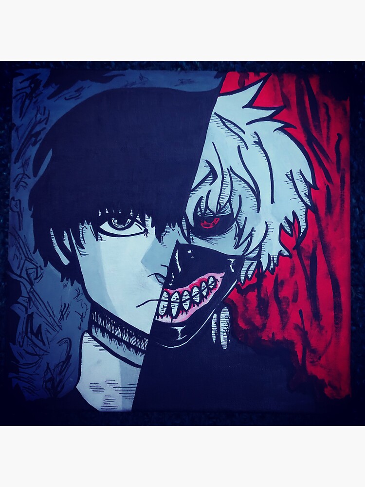 "Ken Kaneki and the EyePatch Ghoul" Sticker for Sale by Mahorn0330