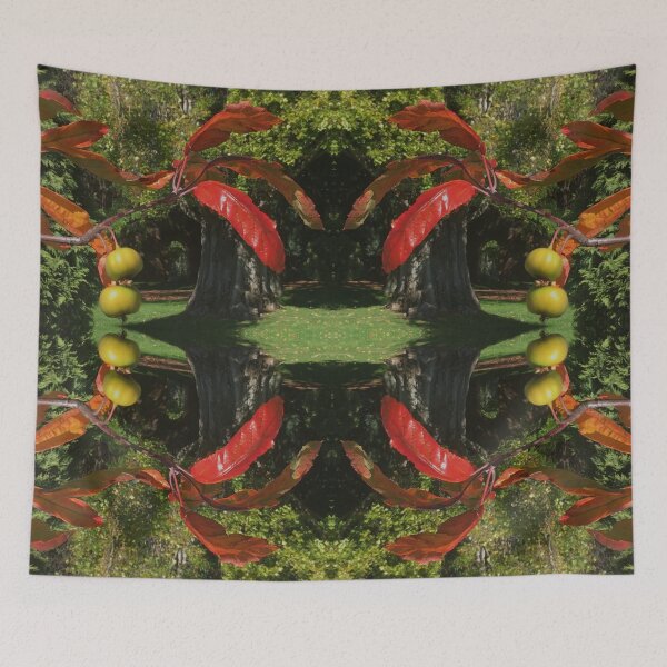 Item preview, Botanical Divine: Crimson Promise of the Fall/Autumn in Emerald Gardens designed and sold by RoseAromas.