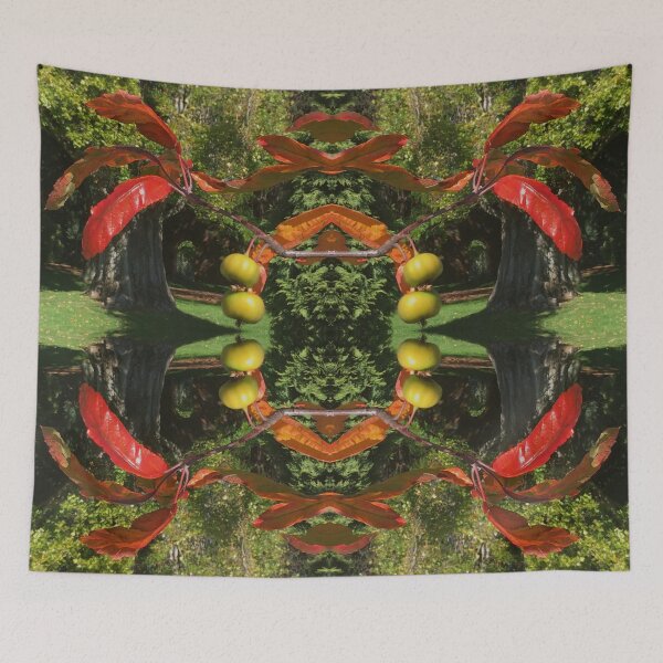 Item preview, Botanical Divine: Crimson Promise of the Fall/Autumn in Emerald Gardens designed and sold by RoseAromas.