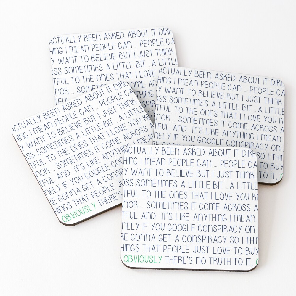 Item preview, Coasters (Set of 4) designed and sold by Ttynotes.