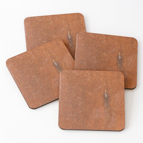 Item preview, Smooth, slightly rough weathered and rusted orange-red colors surface with rust runs and rust spots. Detailed closeup Rusted metal sheet texture designed and sold by Marcin Adrian.