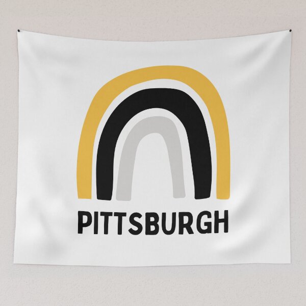 Item preview, Pittsburgh Rainbow Sticker designed and sold by brookehend.