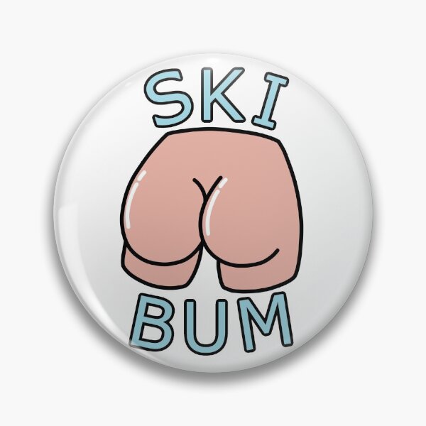Item preview, Ski Bum Logo designed and sold by SkiBumArt.