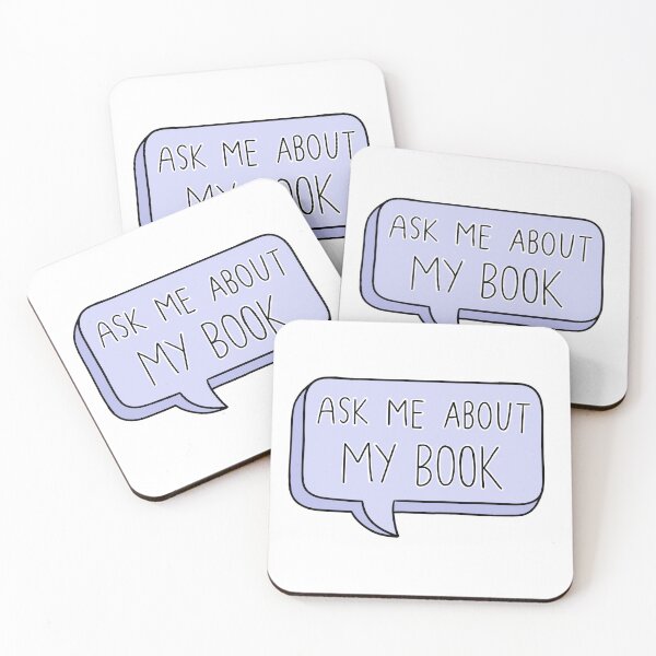 Item preview, Ask Me About My Book designed and sold by LunaStickerCo.