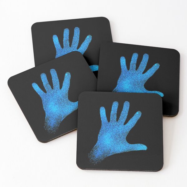 Item preview, blue hand designed and sold by AttilArt.