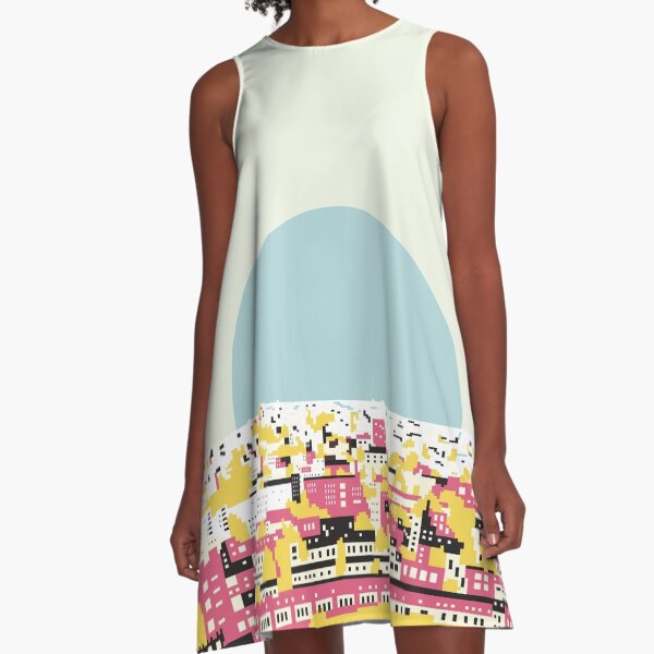 Rooftop view A-Line Dress