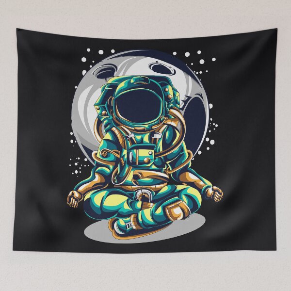 Item preview, Yoga Astronaut Space Yoga Medatation designed and sold by SportsT-Shirts.