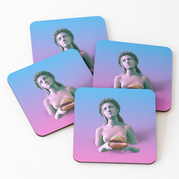 Item preview, Ugh So Hungry Woman Statue Holding Giant Burger designed and sold by thevaporbabe.