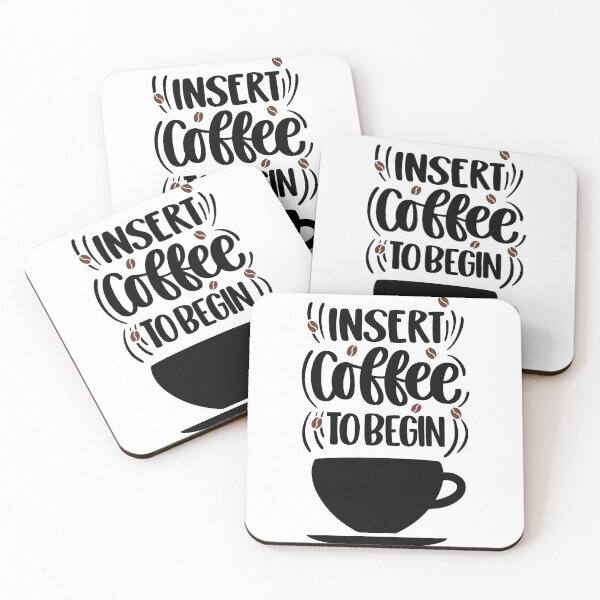 Item preview, Insert Coffee To Begin, Coffee T-shirt, Cute Coffee Shirt, Women's Coffee Shirt, Coffee gift, funny Coffee shirts, Starbucks designed and sold by WhyNotStore.