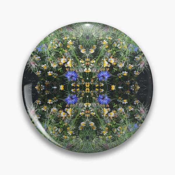 Item preview, Botanical, Divine -  Sapphire Love-in-the-Mist, last Autumn Blooms in Emerald Gardens designed and sold by RoseAromas.