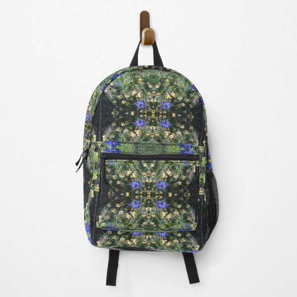 Item preview, Botanical, Divine -  Sapphire Love-in-the-Mist, last Autumn Blooms in Emerald Gardens designed and sold by RoseAromas.