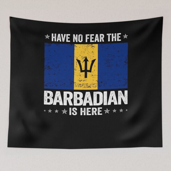 Item preview, Have No Fear The Barbadian Is Here  Barbados Flag Design designed and sold by JJDzignsShop.