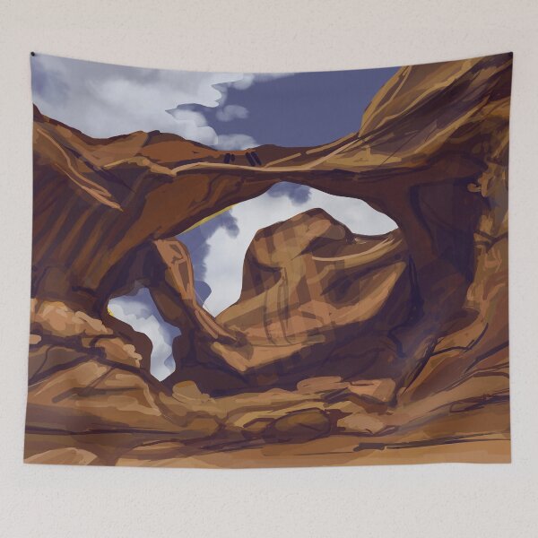 Item preview, Amazing desert view digital artwork designed and sold by DarrriaDesign.