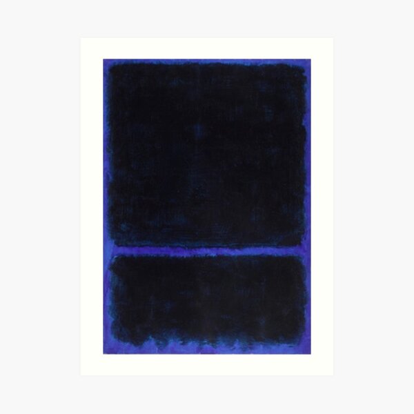 rothko black blue