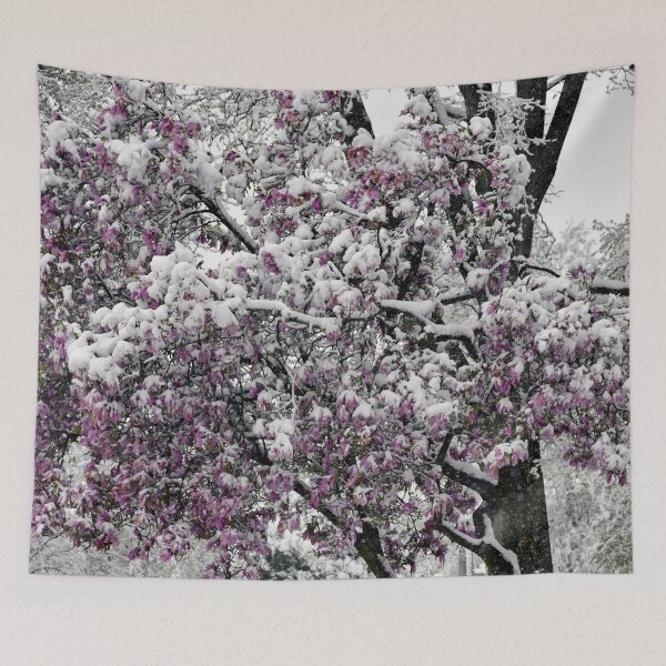 Item preview, Spring Snow on the Magnolia Tree designed and sold by ReneeKennedy.