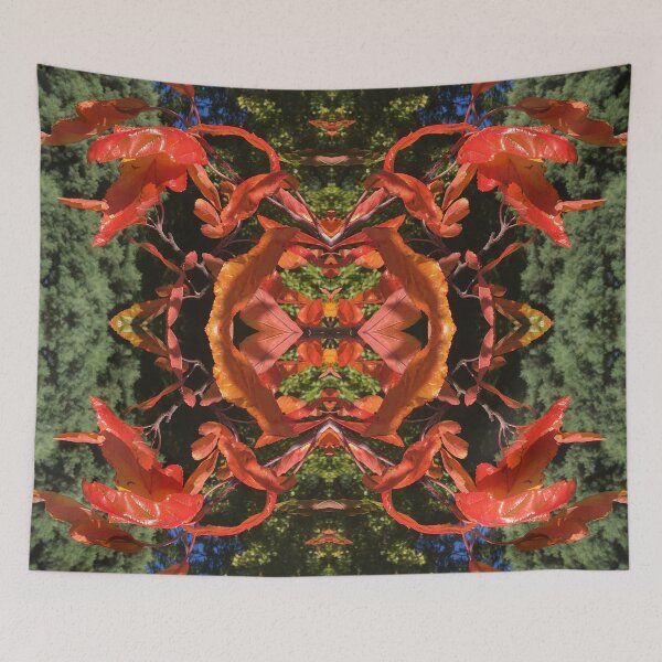 Item preview, Botanical Divine: Crimson Promise of the Fall/Autumn in Emerald Gardens designed and sold by RoseAromas.