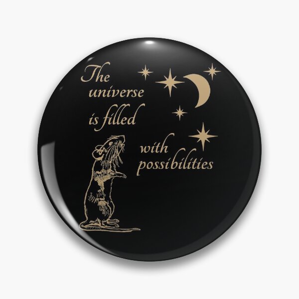 Item preview, Aspirational Mouse, Hopeful Message, Gold designed and sold by WhimsicaliTee.