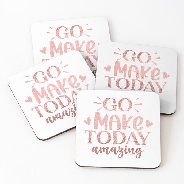 Item preview, Go Make Today Amazing Rose Gold designed and sold by Schuva.
