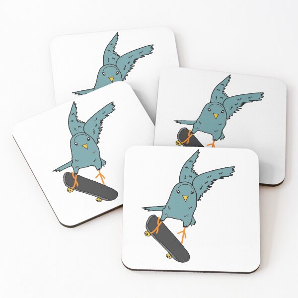 Item preview, bird doing a kickflip designed and sold by timchablegoo.