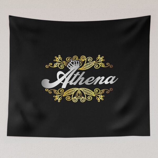 Item preview, Athena name design - Athena- i'm Athena,  gift for Athena- Happy birth day Athena, female name design  designed and sold by BAYIDESIGNER.
