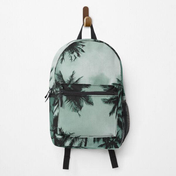 Item preview, palm trees clouds painted art designed and sold by cutecrazytshirt.
