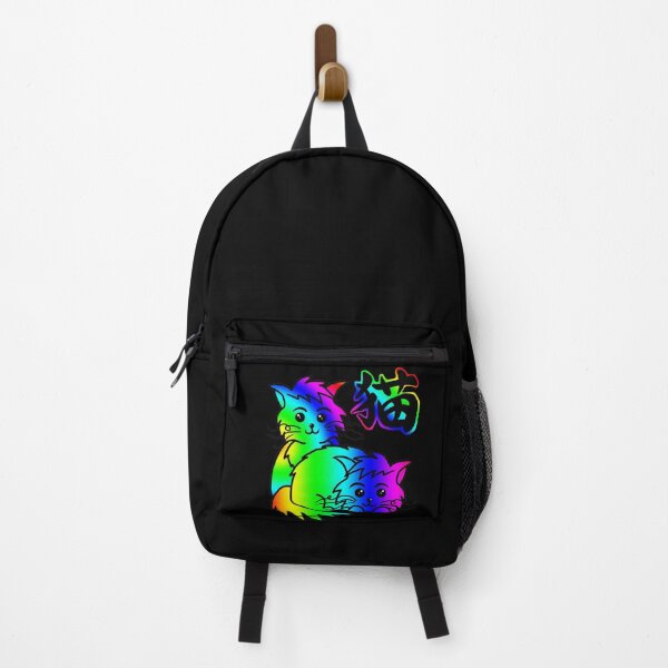 Item preview, Rainbow pride cat friends with kanji designed and sold by CuisineCat.