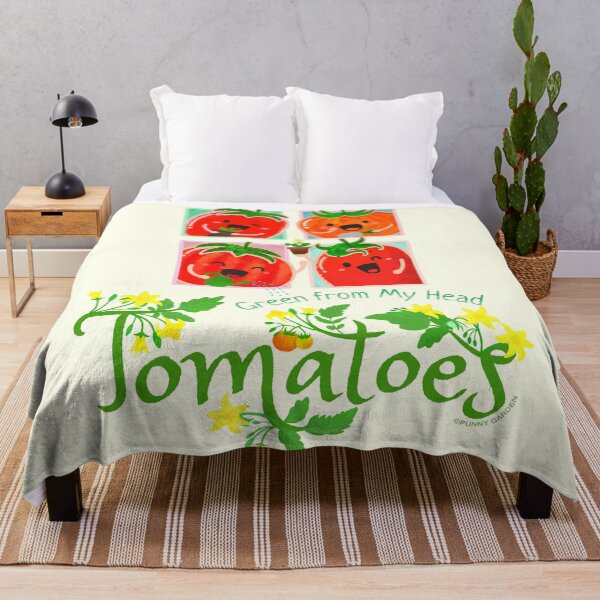 Item preview, Green from My Head Tomatoes - Punny Garden designed and sold by PunnyGarden.