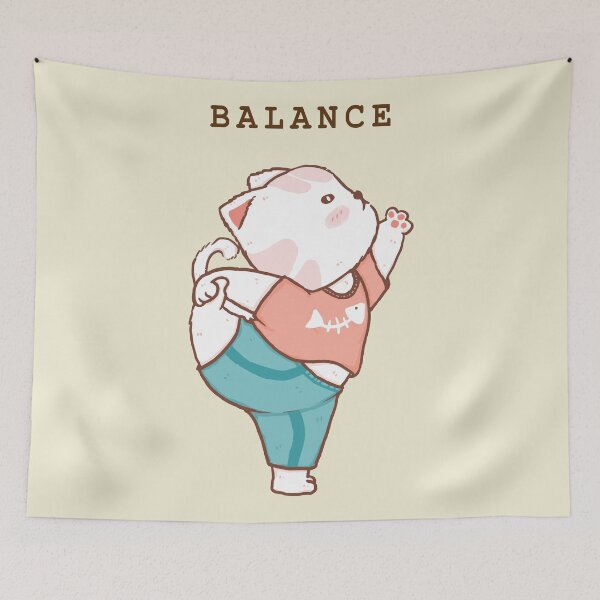 Item preview, Yoga Kitten Kitty Cat Balance Pose designed and sold by SportsT-Shirts.