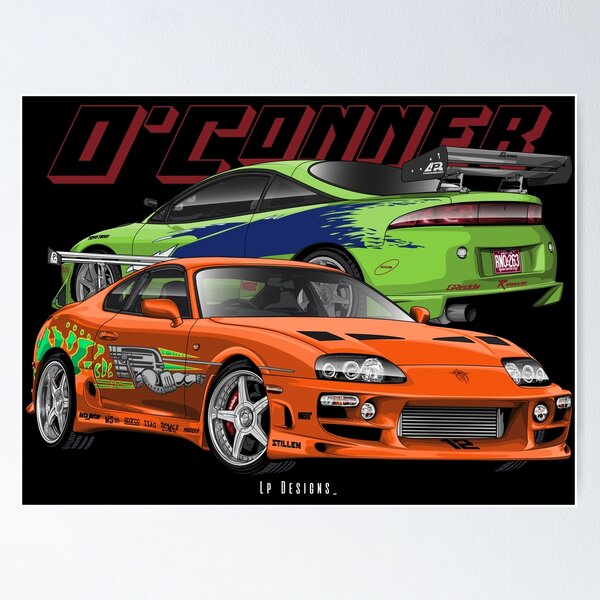 Item preview, Supra Mk IV & Eclipse Gs - Fast And Furious designed and sold by LpDesigns_.