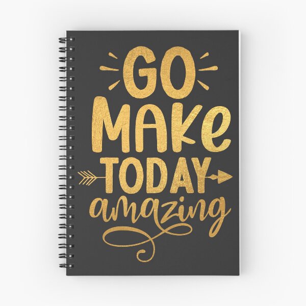 Item preview, Go Make Today Amazing - Black and Gold designed and sold by Schuva.