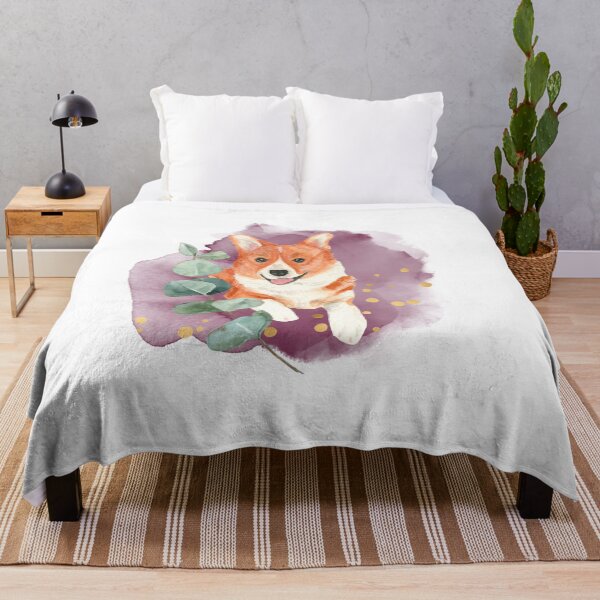 Item preview, Watercolor corgi designed and sold by CorgiCottage.
