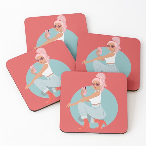 Item preview, Influencer Girl Posing for a Photo designed and sold by SLAG-Creative.