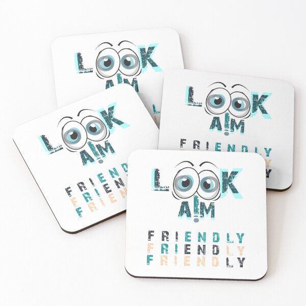 Item preview, Look I'm Friendly  designed and sold by MOKAdesign.