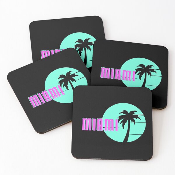 Item preview, Miami retro rosa y azul designed and sold by KelseyNY.