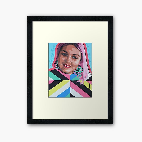 Join the Pattern Party - Ruby Framed Art Print