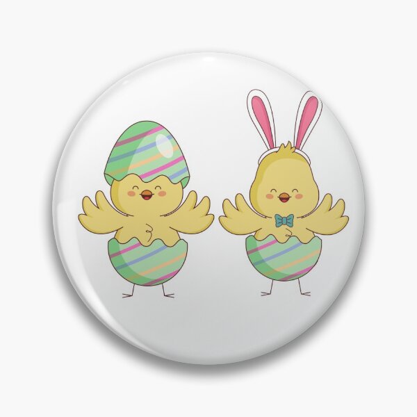 Item preview, homestead hen chicks pair wearing eggshell easter Design designed and sold by Red-ElYoubi.