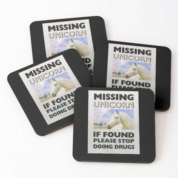 Item preview, Stop Doing Drugs If You See Unicorns! designed and sold by crazycollective.