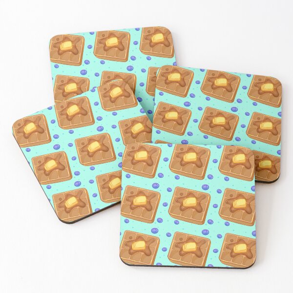 Item preview, Waffle Time Breakfast Pattern designed and sold by GalaxyChicken.